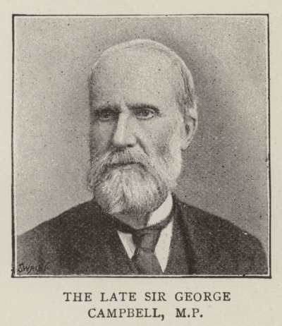Sir George Campbell (gravering) av English School