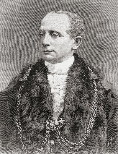 Sir George Faudel Faudel-Phillips av English School