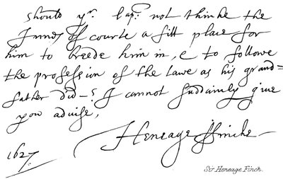 Sir Heneage Finch av English School