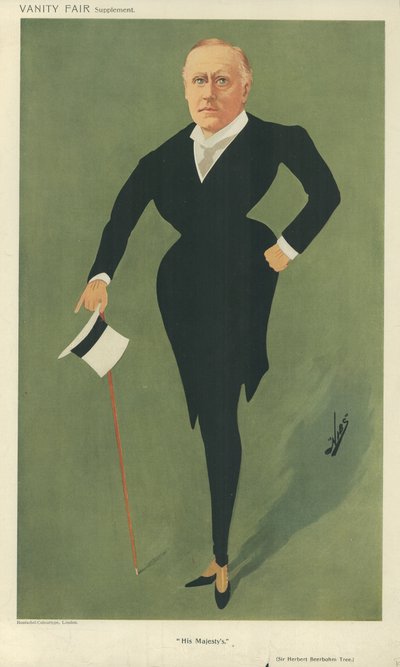 Sir Herbert Beerbohm-tre av English School