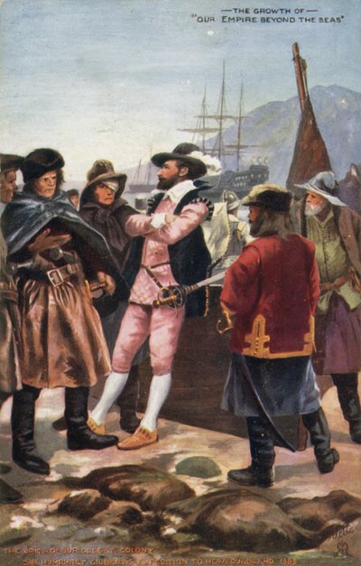 Sir Humphrey Gilberts ekspedisjon til Newfoundland, 1583 av English School