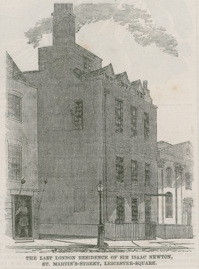 Sir Isaac Newtons House, St Martins Street, Leicester Square London av English School