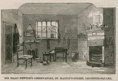 Sir Isaac Newtons Observatory, St Martins Street, Leicester Square London av English School