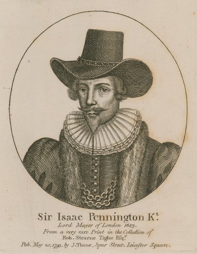 Sir Isaac Pennington, Lord Mayor of London 1643 av English School