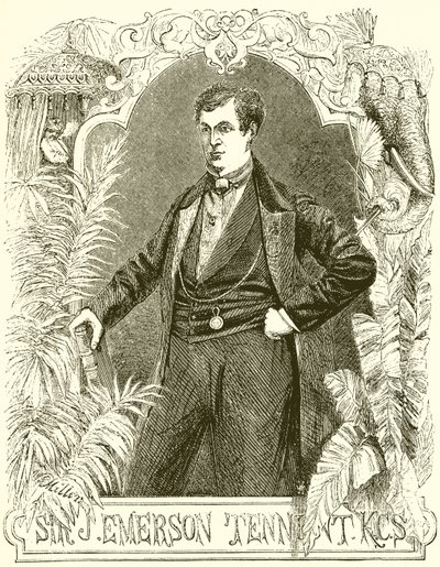 Sir James Emerson Tennent av English School
