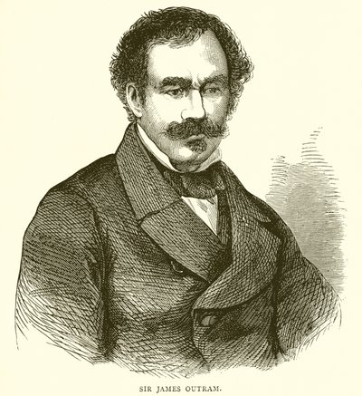Sir James Outram av English School