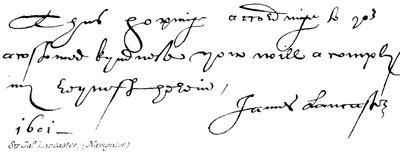 Sir Jas Lancaster, (navigatør) av English School