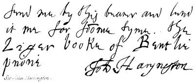 Sir John Harrington av English School