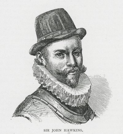Sir John Hawkins (gravering) av English School
