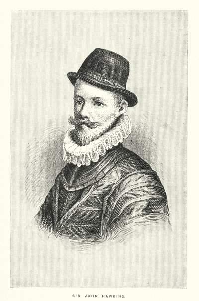 Sir John Hawkins (gravering) av English School