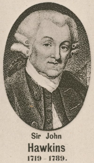 Sir John Hawkins (gravyr) av English School