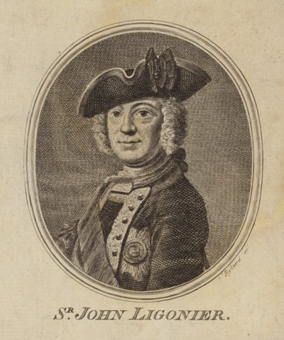 Sir John Ligonier av English School