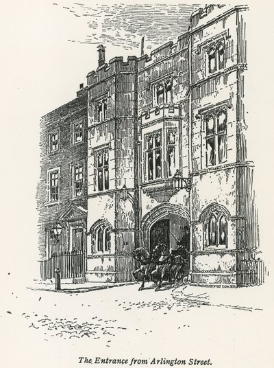 Sir John Penders House, inngangen fra Arlington Street, London av English School