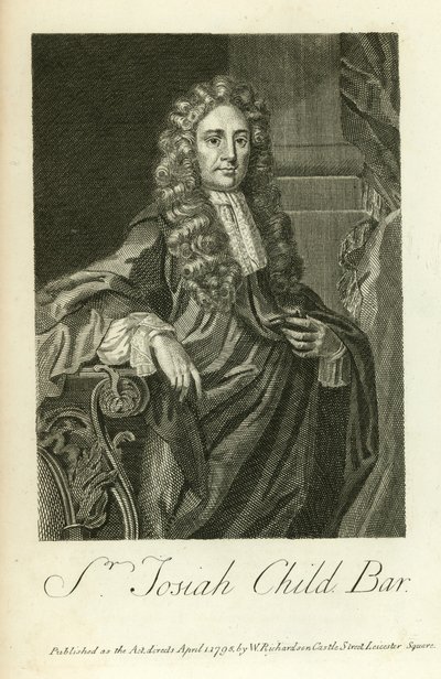 Sir Josiah Child av English School