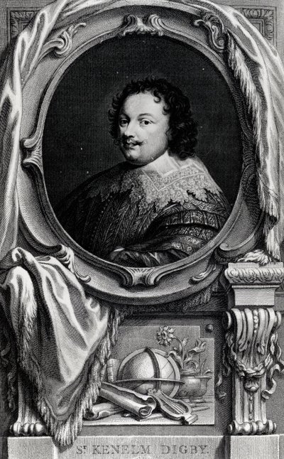 Sir Kenelm Digby (1603-1665) av English School