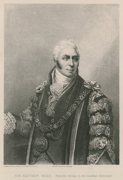 Sir Matthew Wood, Lord Mayor of London, 1809 av English School