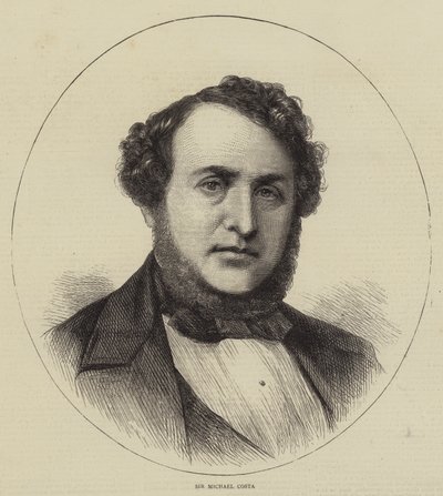 Sir Michael Costa (gravering) av English School