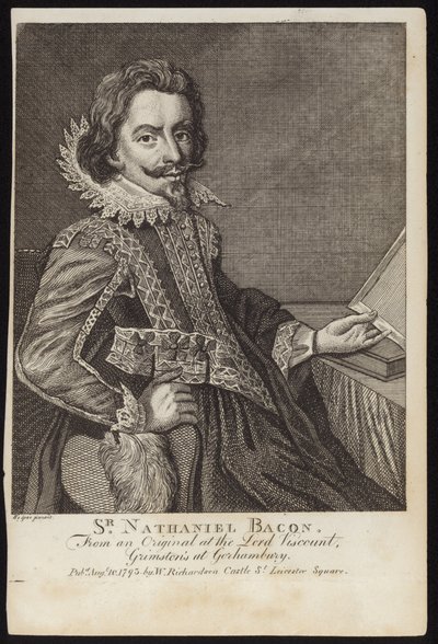 Sir Nathaniel Bacon av English School