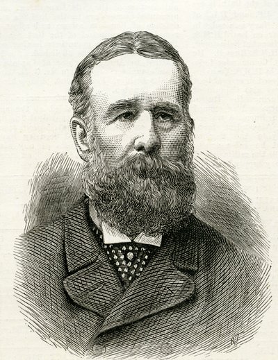Sir Oswald Walters Brierly (1817-94) fra Illustrated London News av English School