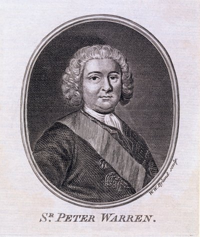 Sir Peter Warren av English School
