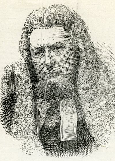 Sir Richard Paul Amphlett (1809-83) fra The illustrated London News 7. februar 1874 av English School