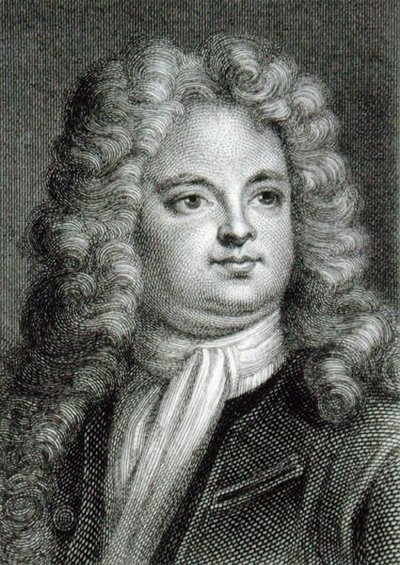 Sir Richard Steele (1672-1729) (gravering) av English School