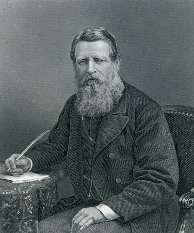 Sir Stafford Henry Northcote (1818-87) av English School