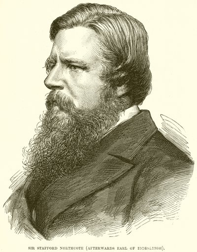 Sir Stafford Northcote (etterpå jarl av Iddesleigh) av English School