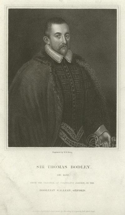Sir Thomas Bodley , engelsk diplomat og lærd av English School
