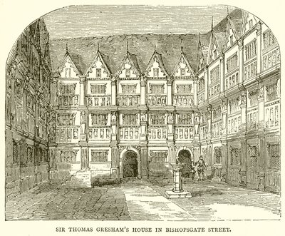 Sir Thomas Greshams hus i Bishopsgate Street av English School