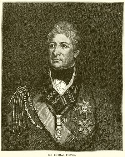 Sir Thomas Picton av English School