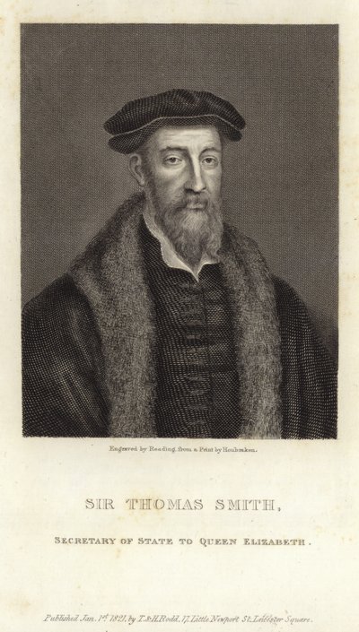 Sir Thomas Smith , engelsk stipendiat, diplomat og politiker av English School
