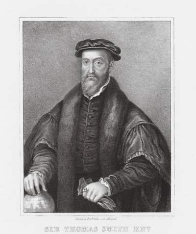 Sir Thomas Smith KNT (gravering) av English School