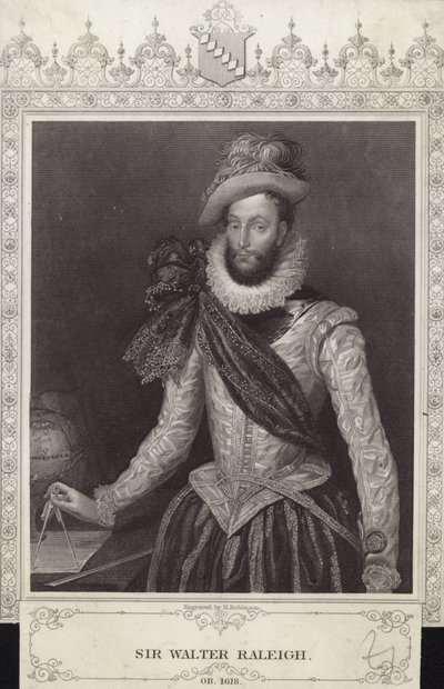 Sir Walter Raleigh av English School