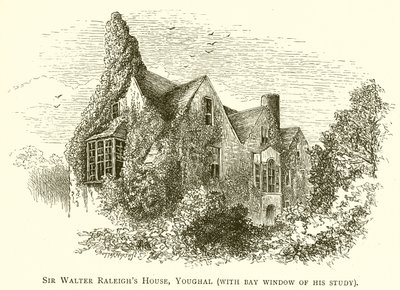 Sir Walter Raleighs House, Youghal (med karnappvindu fra studiet hans) av English School