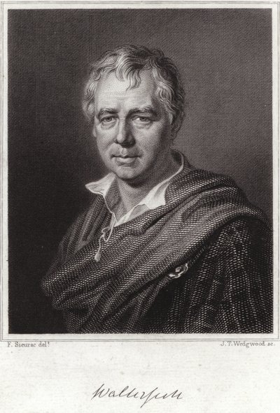Sir Walter Scott av English School
