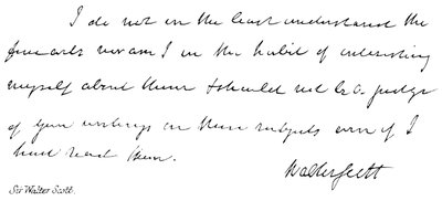 Sir Walter Scott av English School