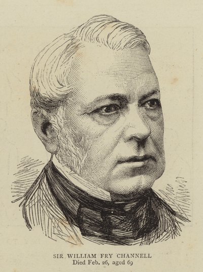 Sir William Fry Channell (gravering) av English School