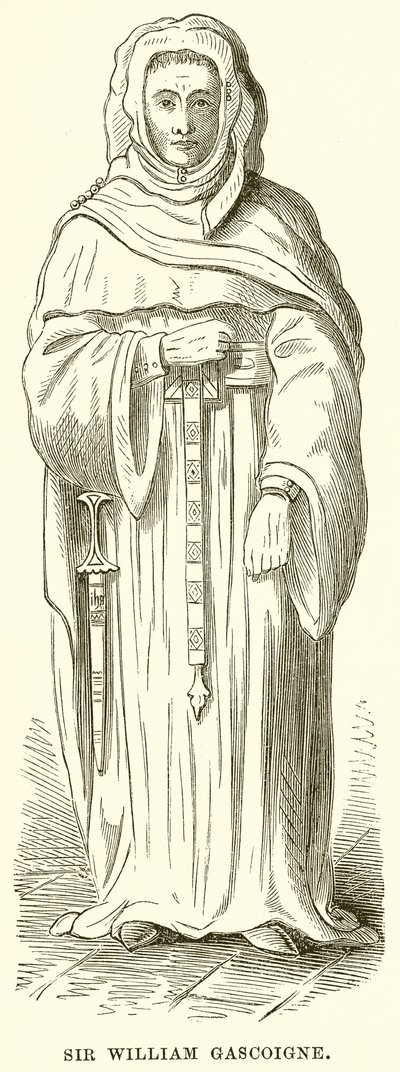 Sir William Gascoigne av English School