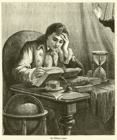 Sir William Jones (gravering) av English School