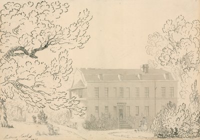 Sketch of Putney Park, Putney, London (wc på papir) av English School