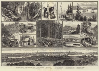 Skisser av Vancouver Island og British Columbia av English School