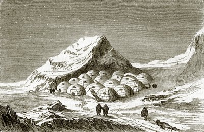 Snøhytter i Esquimaux av English School