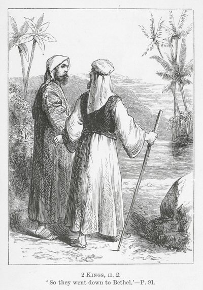 #39;Så dro de ned til Betel#39; (gravering) av English School