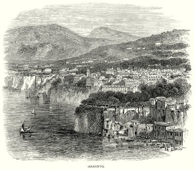 Sorrento (gravering) av English School