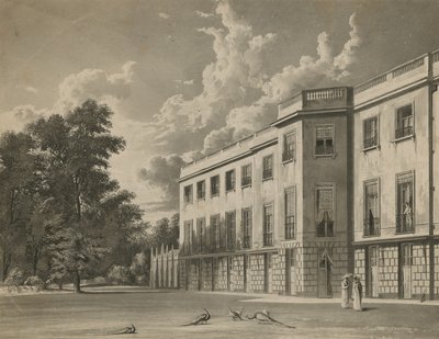 Sørfronten av Carlton House av English School