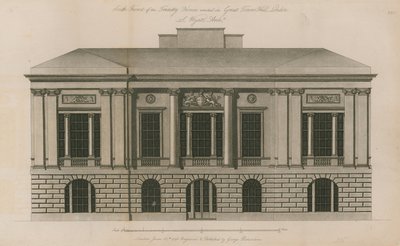 Sørfronten av Trinity House av English School
