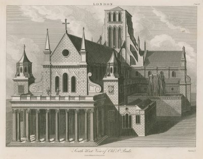 Sørvest-utsikt over Old St Pauls av English School