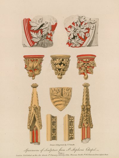 Eksemplarer av skulptur fra St Stephen