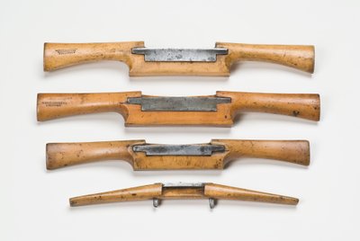 Spokeshaves, 1700-1800-tallet (buksbom og metall) av English School